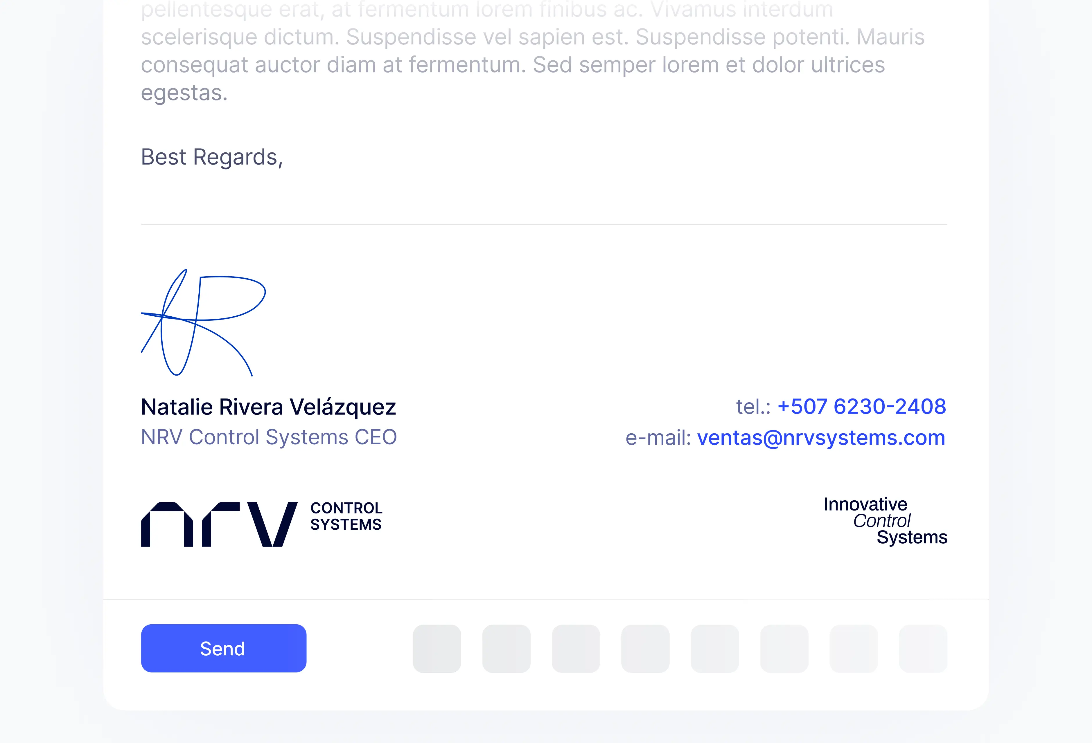 Rebranding NRV Control Systems — 12